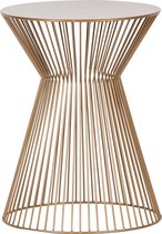 WOOOD Suus Bijzettafel - Metaal - Goud - 46xØ35