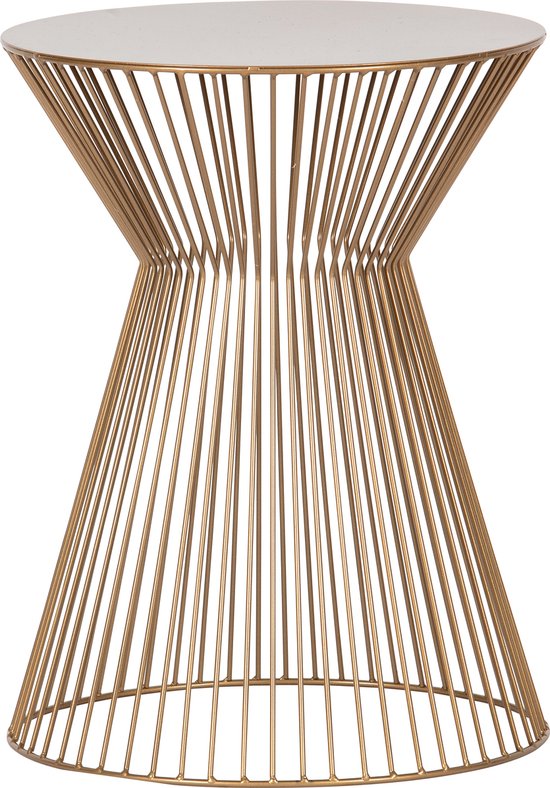 Table d'appoint WOOOD Suus - Métal - Or - 46x35x35