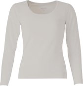 MOOI! Company -T-shirt Arlette lange mouw - O-Hals - Aansluitend model - Kleur Stone - L