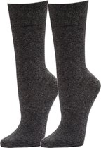 Topsocks sokken zonder elastiek kleur: antraciet maat: 43-46