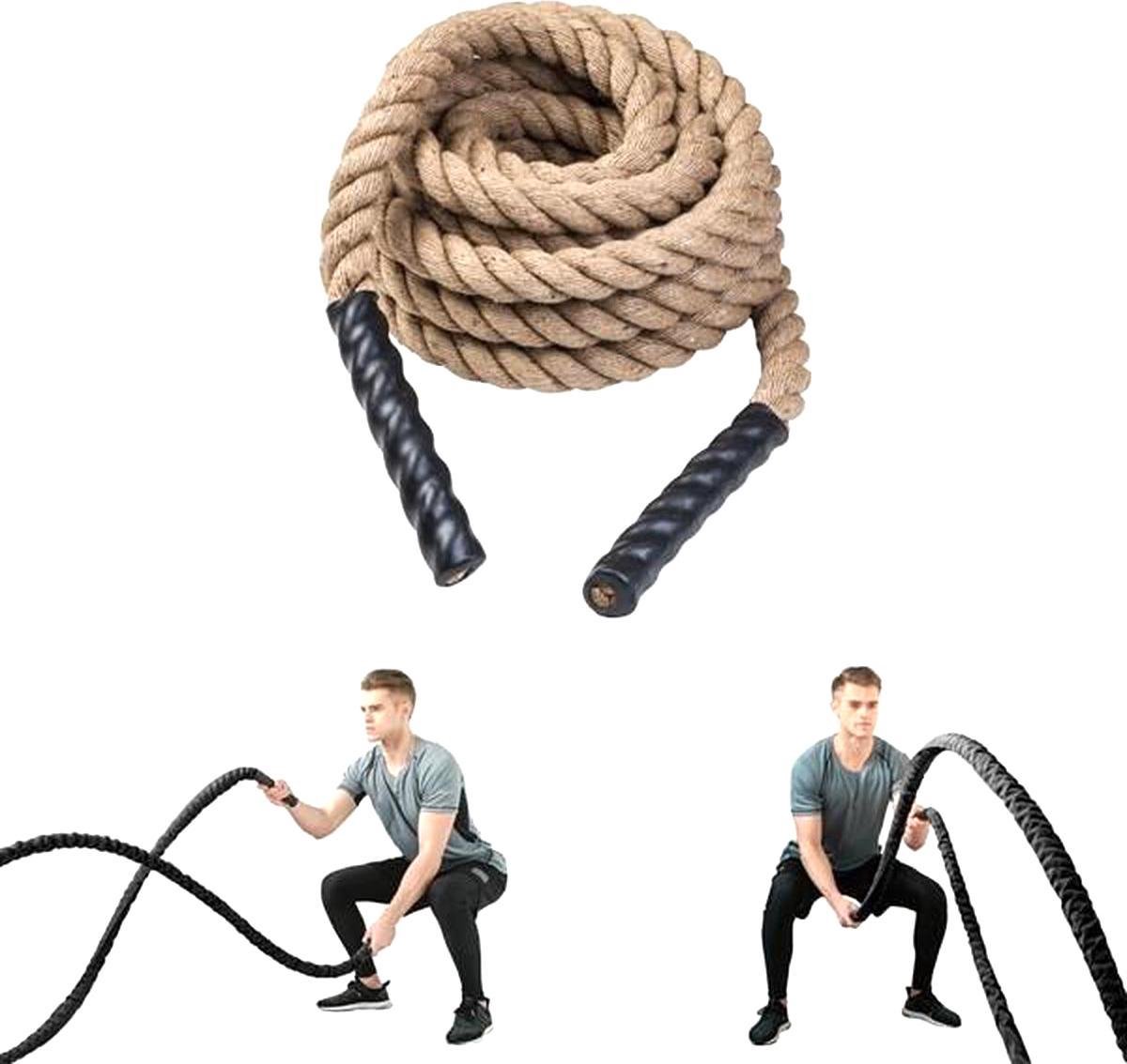 NordFalk battle rope 6 meter x 30mm - Fitness touw | bol