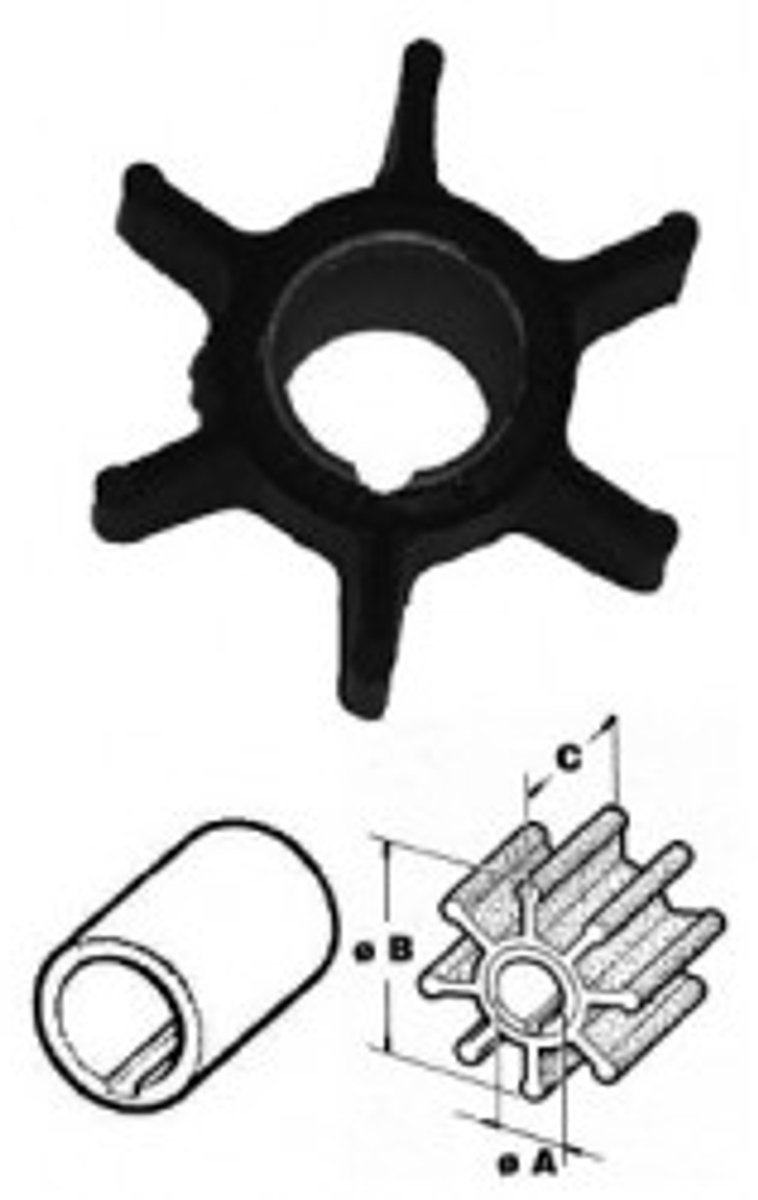 Nr.3 - 386084 Impeller Johnson Evinrude