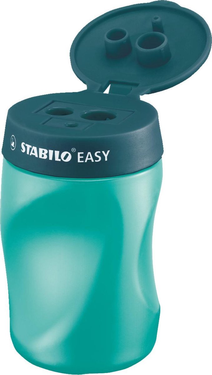 wapen boom legaal STABILO EASYsharpener - Ergonomische 3 in 1 Puntenslijper - Rechtshandig -  Petrol -... | bol.com