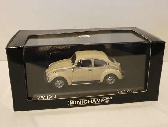 MINICHAMPS VW 1302 1970 黒 ミニカー 1/43 Minichamps 1:43 Volkswagen VW 1302 year 1970 white 940055001