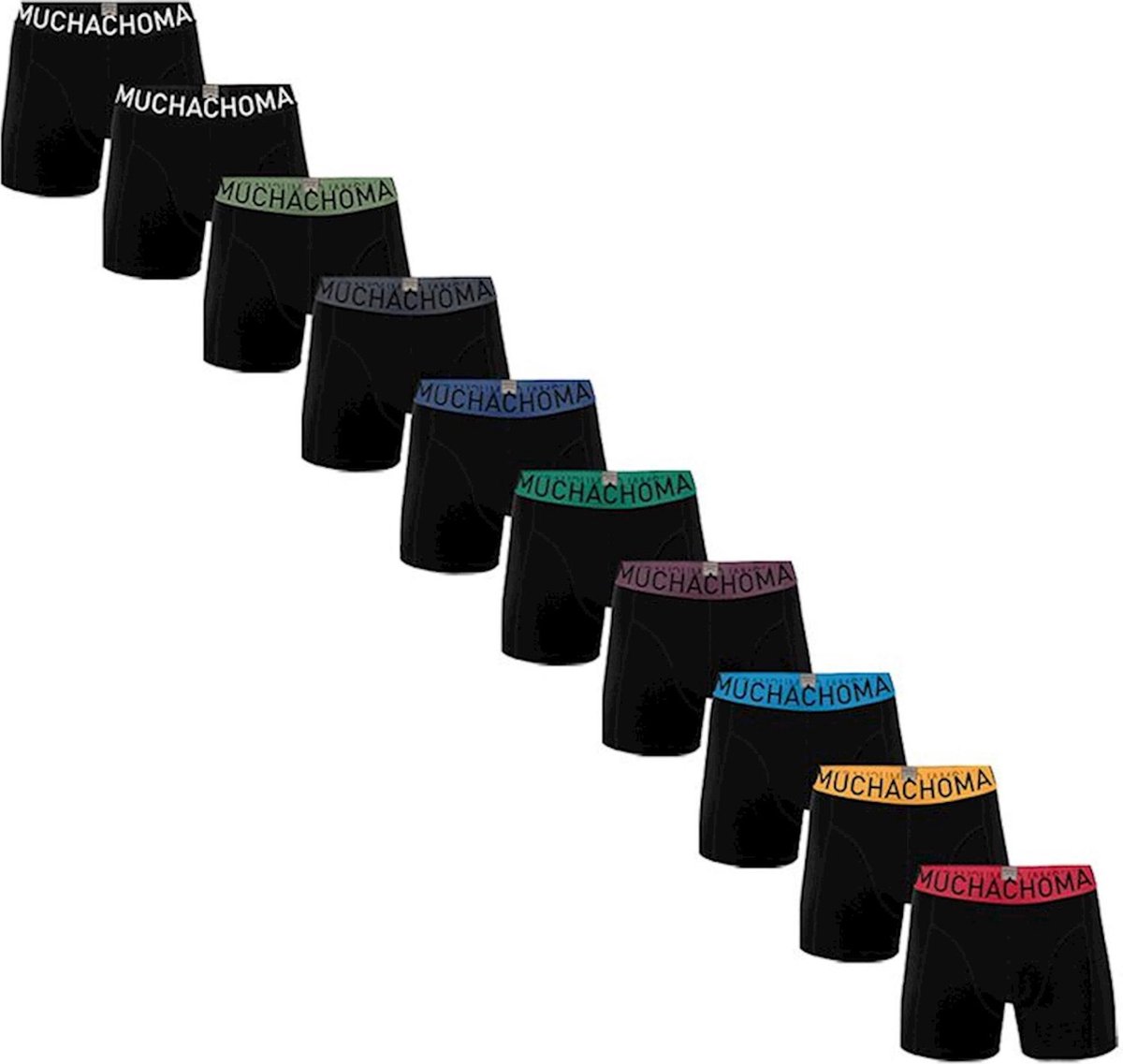 Muchachomalo - 10-pack boxershorts - Men - Eclipse