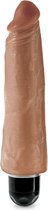 8 Inch Vibrating Stiffy - Tan