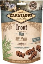 Carnilove soft snack forel / dille - 200 gr - 1 stuks