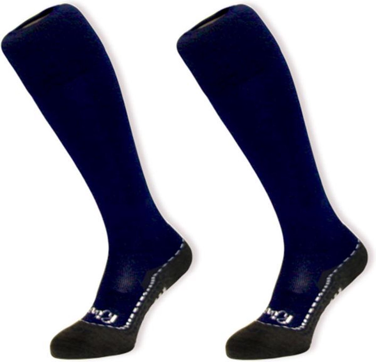 Hingly Lange Sportsokken, Hockeysokken, Voetbalsokken, 2-pack Navy 41-44