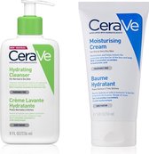 Beste Combi CeraVe - CeraVeCleansers 236ml + CeraVeMoisturizers 50ml + Professional Face Care Vitamin C - Reinig en Hydrate Pack