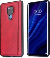 Voor Huawei Mate 20 X 5G Diaobaolee schokbestendig PU + TPU beschermhoes (rood)