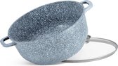 Edënbërg Stonetec Line - Luxe Aluminium Kookpan met Deksel - Ø 28 cm