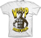 The Big Bang Theory Heren Tshirt -L- Whadup Science Bitches Wit
