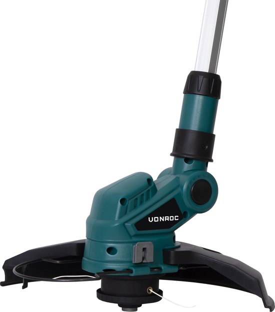 VONROC Grastrimmer 20V - VPower 20V - 250mm - Dubbele spoel (2x4m) - Telescopische stang - Zonder accu & lader van VONROC — afbeelding 4