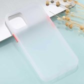 Voor iPhone 12 Max / 12 Pro Skin Feel-serie schokbestendig Frosted TPU + pc-beschermhoes (wit)
