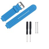 Voor Garmin Forerunner 620 effen kleur vervangende polsband horlogeband (donkerblauw)