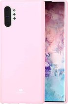 GOOSPERY JELLY TPU schokbestendig en krasvast hoesje voor Galaxy Note 10+ (roze)