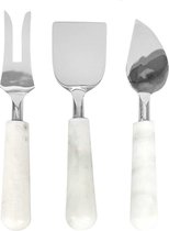 Earthware Kaasmesjes marmer Elba set 3