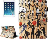 Voor iPad mini 4 / mini 3 / mini 2 / mini Universeel Basketbal Sport Patroon Horizontale Flip Lederen Beschermhoes met Houder & Kaartsleuven & Slaap