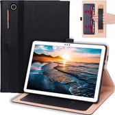 Voor Huawei Enjoy Tablet 2 10.1 inch Zakelijke Retro Textuur Horizontale Flip Leren Case met Houder & Kaartsleuven & Handriem (Zwart)
