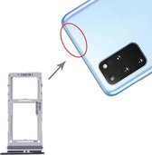 SIM-kaarthouder + SIM-kaarthouder / Micro SD-kaarthouder voor Samsung Galaxy S20 + / Galaxy S20 Ultra (zwart)