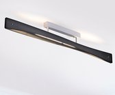 Lucande - LED plafondlamp - aluminium, staal, messing - H: 20 cm - mat , mat aluminium