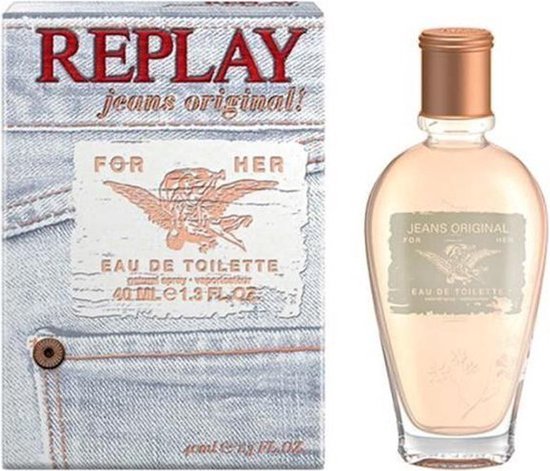 Replay Jeans Original For Her Eau De Toilette spray  40 ml