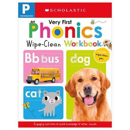 Pre-k My Very First Phonics Wipe Clean Workbook - cover