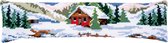 Winterlandschap Kruissteektochtmat kit Vervaco PN-0188593