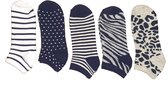 Apollo Enkelsokken - 5-Pack Sneaker Sokken - Maat 36-41