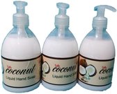 Bella Coconut - Vloeibare Handzeep Kokos - (3 x 500 ml) - Voordeelset