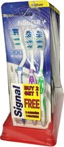 Signal Fighter + Medium Tooth Brush - Pack Of 3 x 6