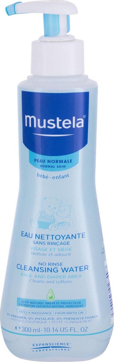 Mustela - Baby Reinigend Water Zonder Spoelen - Normale Huid - 300 ml