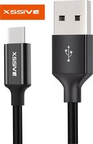 Xssive Premium Series Gevlochten Type-C USB Kabel - 2 meter