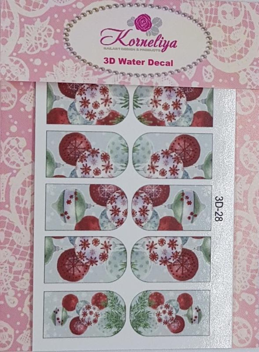 Goedkoopste Korneliya 3D Waterdecal - 3D 028