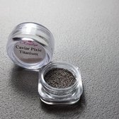 Nailart Caviar Beads - Kaviaar Nagels - Korneliya Metal Caviar Titanium MEDIUM 1 mm