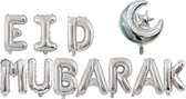 EID MUBARAK balloon Muslim Ramadan Bayram Moubarak Siukerfeest stars and moon ballonnen bollon ballonen balonnen decoration decoratie  letter foil 16 inch