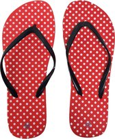 Sorprese vlinder – slippers – rood stip – maat 37 – slippers dames – teenslippers - badslippers