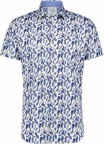 A fish named Fred- Shirt SS feathers blue - S-EU