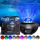 Underestimate® sterren projector - Projectorlamp - Sterrenhemel - Bluetooth - Muziek - Led en laser lamp - Galaxy projector