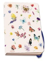 Notitieboek A5, zachte kaft: Vlinders & bloemen, Michelle Dujardin
