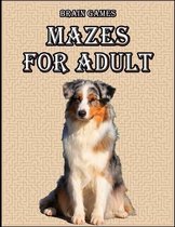 Brain games Mazes for adult