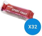 Wcup Sport Fruit Aardbei 32 Stuks (25g/Stuk)