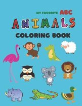 My Favorite ABC Animals Coloring Book