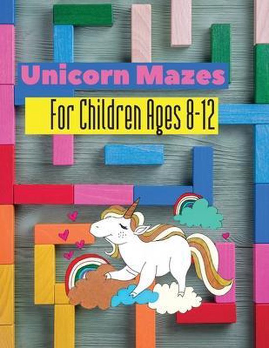 bol.com | Unicorn Mazes For Children Ages 8-12: A children ...