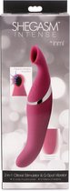 Shegasm Intense - Pink - G-Spot Vibrators - Clit & Nipple Suckers - Clitoral Stimulators