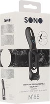 N0. 88 - Vibrating Rechargeable Cock Ring - Black - Cock Rings