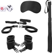 Bed Post Bindings Restraing Kit - Black - Kits - Bondage Toys