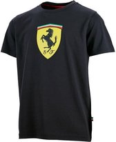 Scuderia Ferrari Kids Scudetto T-Shirt Black-128