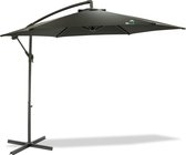 Bol.com MaxxGarden Deluxe - Duurzame zweefparasol - Ø300 cm - Kantelbaar - Inclusief extra parasolhoes - 3 meter doorsnede - Zwart aanbieding