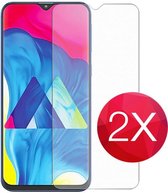 2X Screen protector - Tempered glass screenprotector voor Samsung Galaxy A40  -  Glasplaatje voor telefoon - Screen cover - 2 PACK